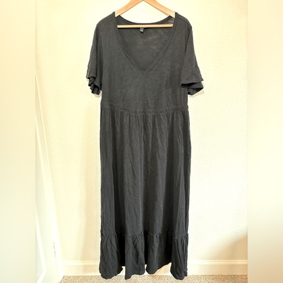 torrid Dresses & Skirts - 100% Cotton Torrid Tiered Babydoll Dress Size 1X Black | casual | feminine |